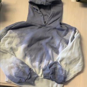 American Eagle Tie-Dye Cropped Hoodie